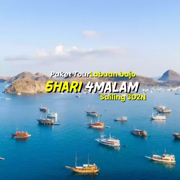 Paket Tour Labuan Bajo 5 Hari 4 Malam (Sailing 3D2N)